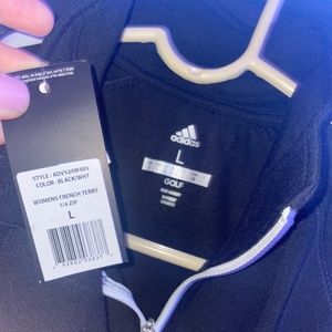 Black Women’s Adidas 1/4 zip pullover